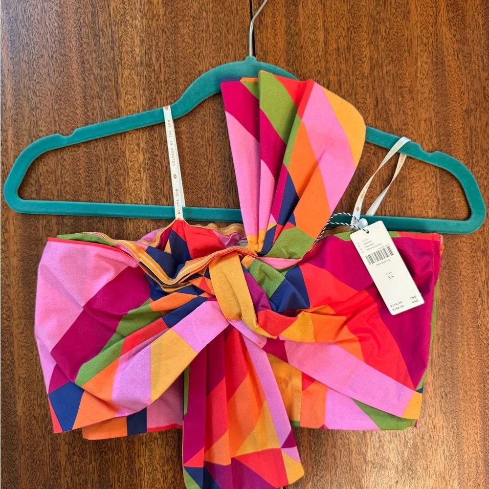 Farm Rio Colorful Crop Top NWT - Picture 2 of 4